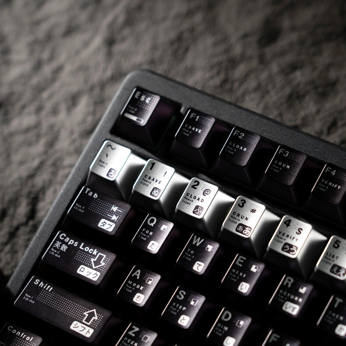 Womier Parametric Cherry Metallic Coating Keycap Set