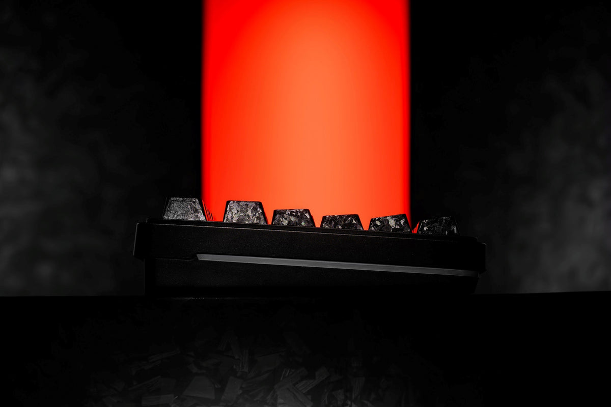 Womier Forged Carbon-Look Cherry Profile Keycaps