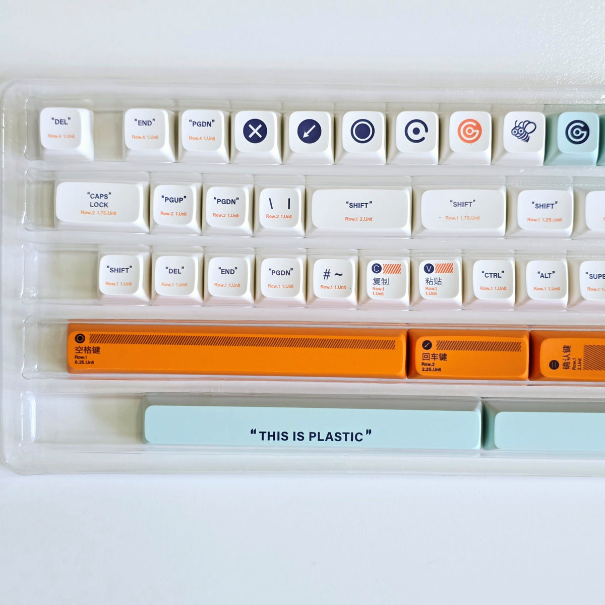 Premium THIS IS PLASTIC Theme MDA PBT 150 Extended Edition Keycaps