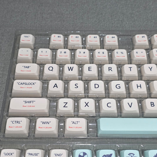 CLEARANCE This Is Plastic Theme XDA PBT Keycaps