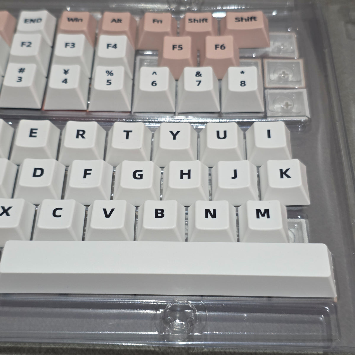 Caramel Warm Glow Cherry Dye Sub PBT Keycaps