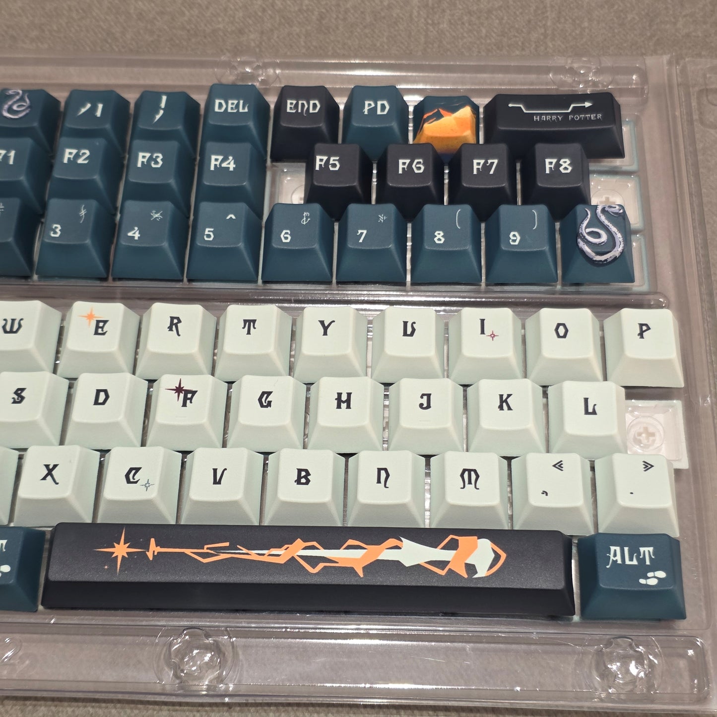 Harry Potter Slytherin Cherry Dye Sub PBT Keycaps