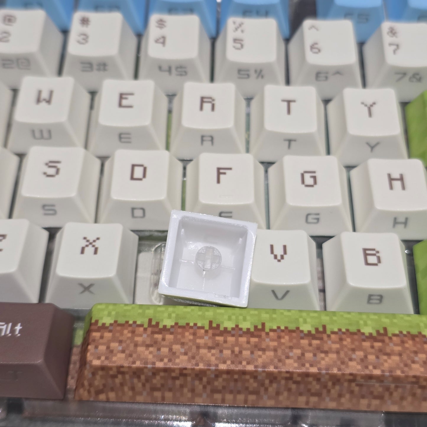 Minecraft Quality Side Backlit Cherry PBT Keycaps