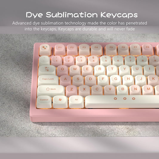 Cherry Pudding MOA PBT Keycaps