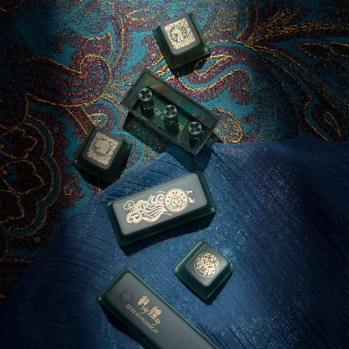 Premium Dunhuang Silk Road Legacy Cherry PBT Keycaps