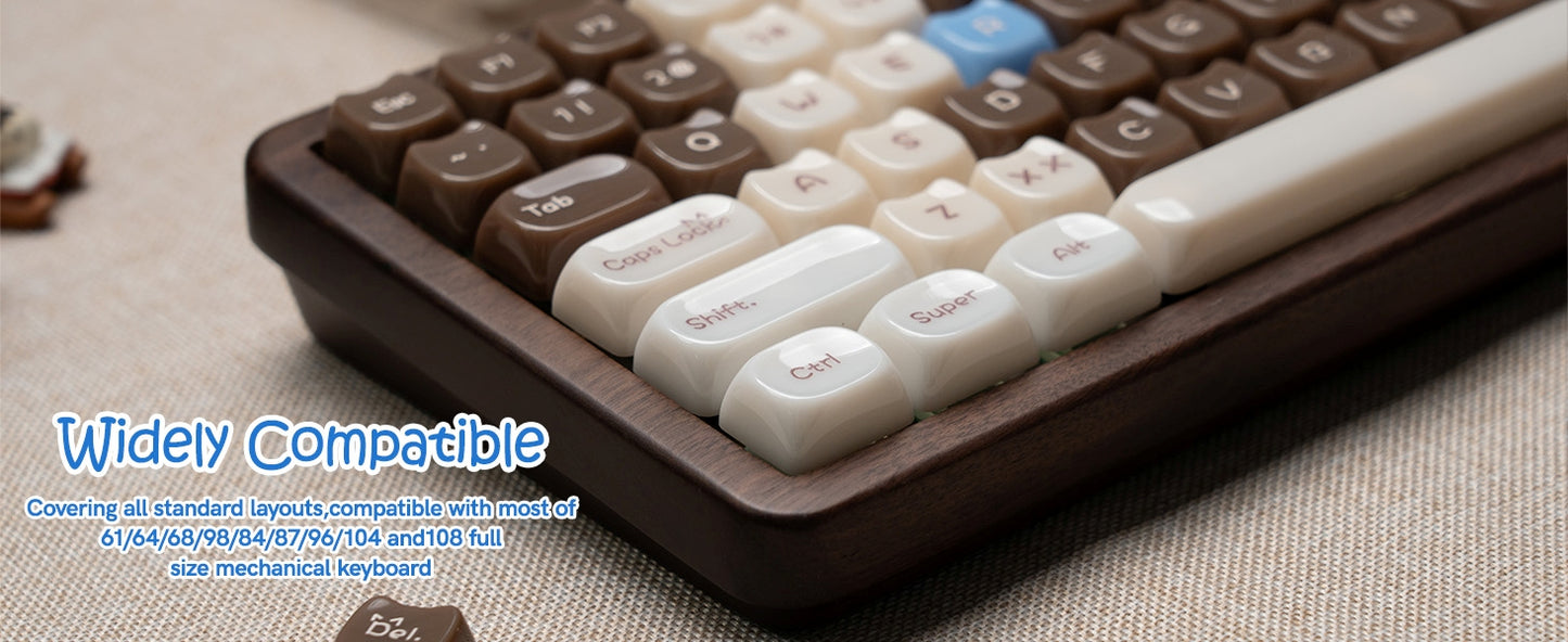 Jade Siamese Cat MAO Keycaps