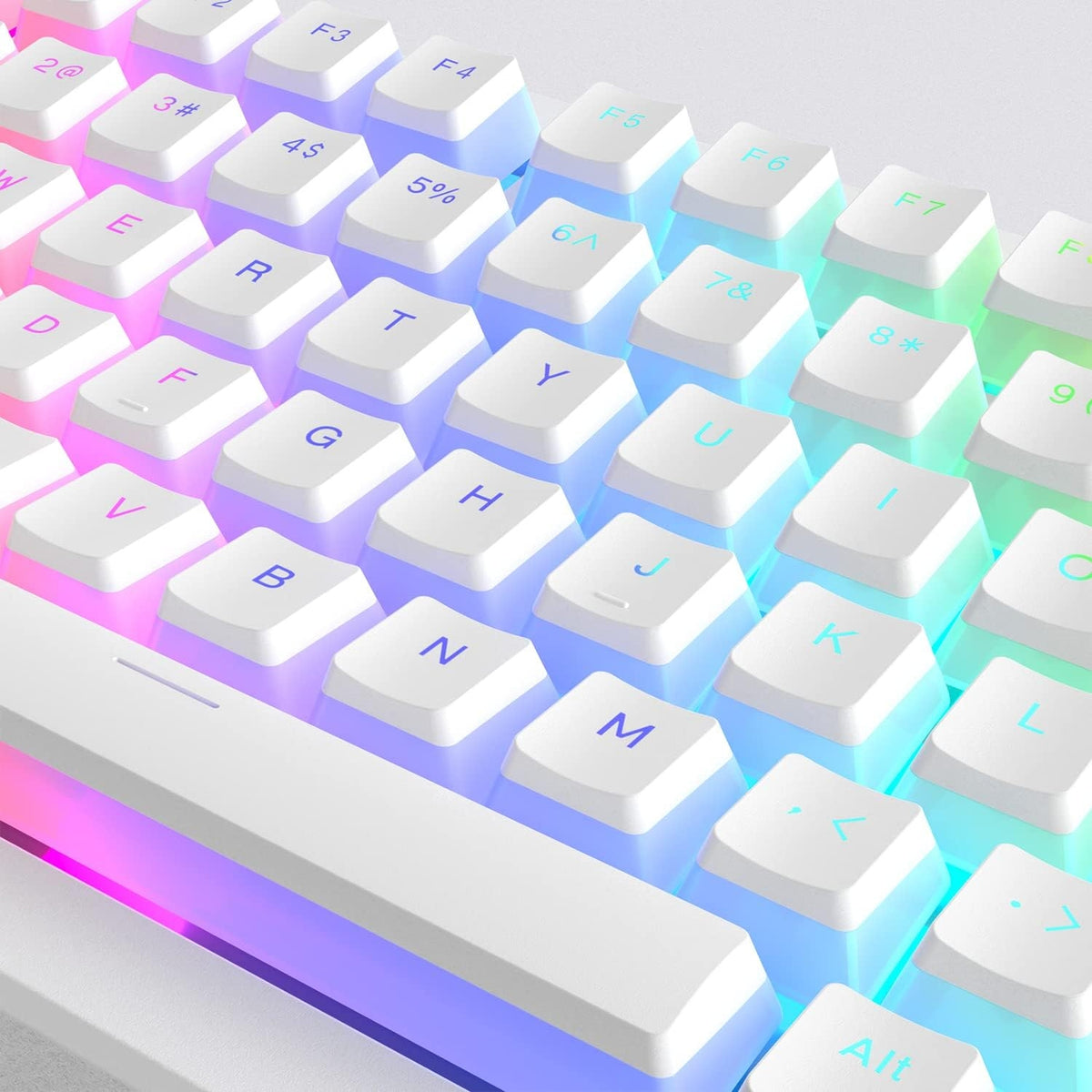 165 Pudding PBT BOW Backlit Keycap