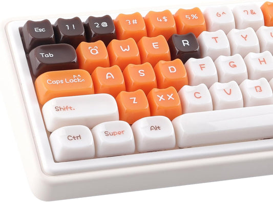 XVX House Calico Cat Themed MAO Profile Keycaps