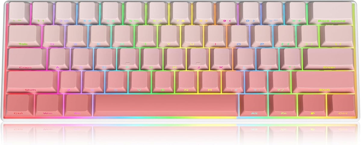 Peach Pink Side Backlit Cherry Pbt Keycaps