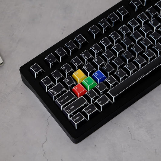 Anime Manga Black Comic Cherry PBT Keycaps