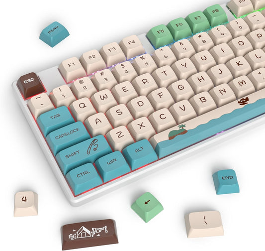 Animal Forest XDA PBT Keycaps Mac Compatible