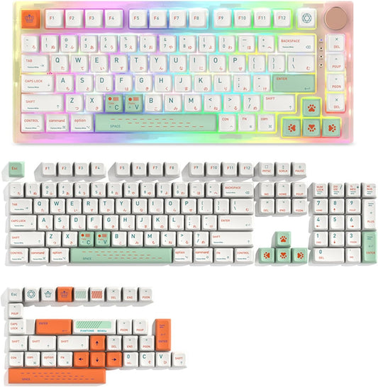 Winter MDA PBT Keycaps Mac Compatible