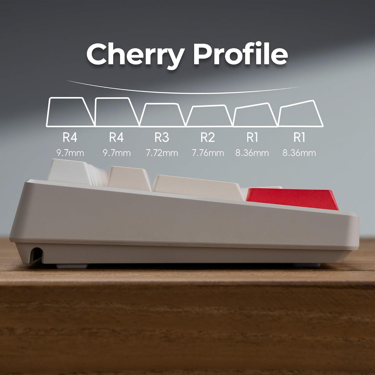 XVX Soy Milk Cherry PBT Keycaps