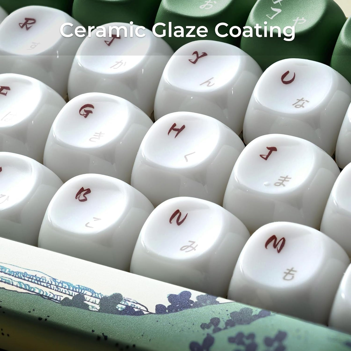 Mount Fuji Shichirigahama PBT + Frosted Translucent Keycaps