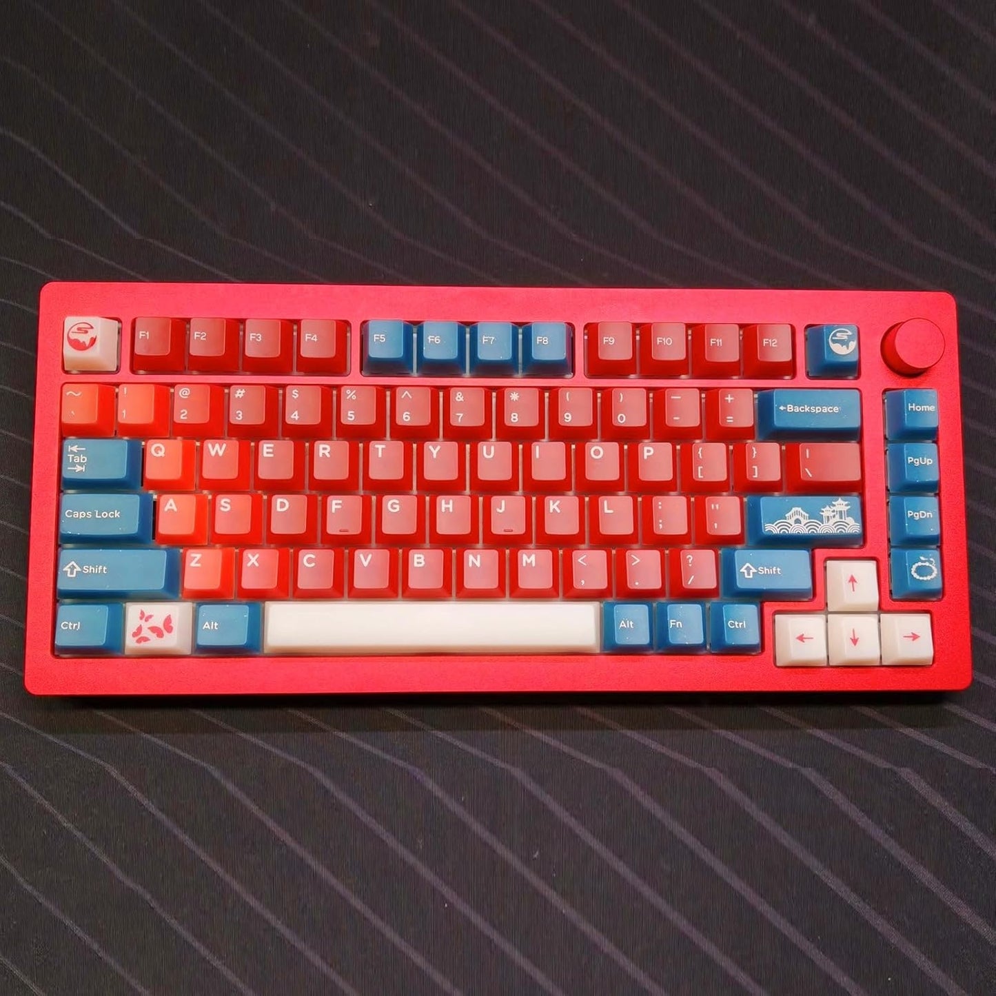 FROST Red Bean Cherry Profile Matte Smooth 173 Keycaps