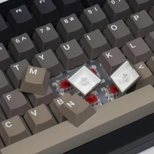 Brown Black Gradient Cherry Doubleshot PBT Keycaps