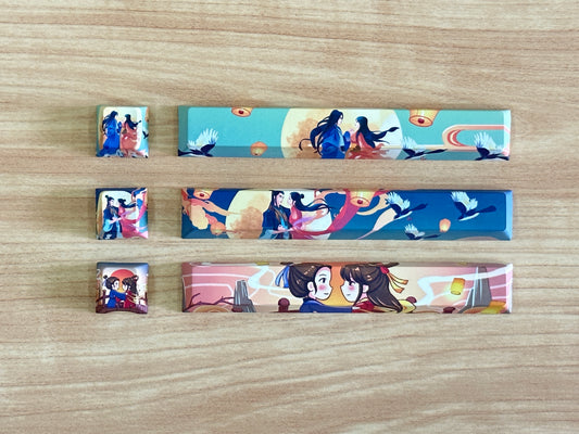 Spacebar & Esc Key Novelty Keycap Set of 2 Keys