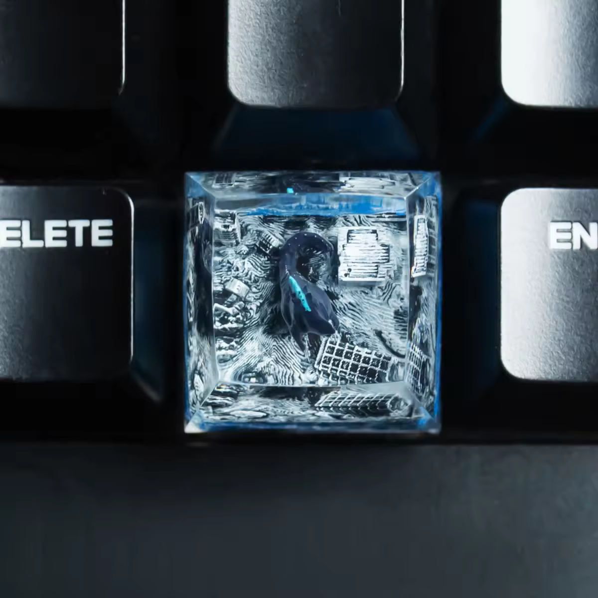 Godzilla Resin Handmade Artisan keycap