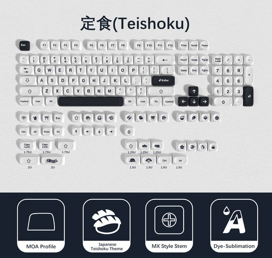 Teishoku MOA Profile Dye-Sub PBT Keycap Set