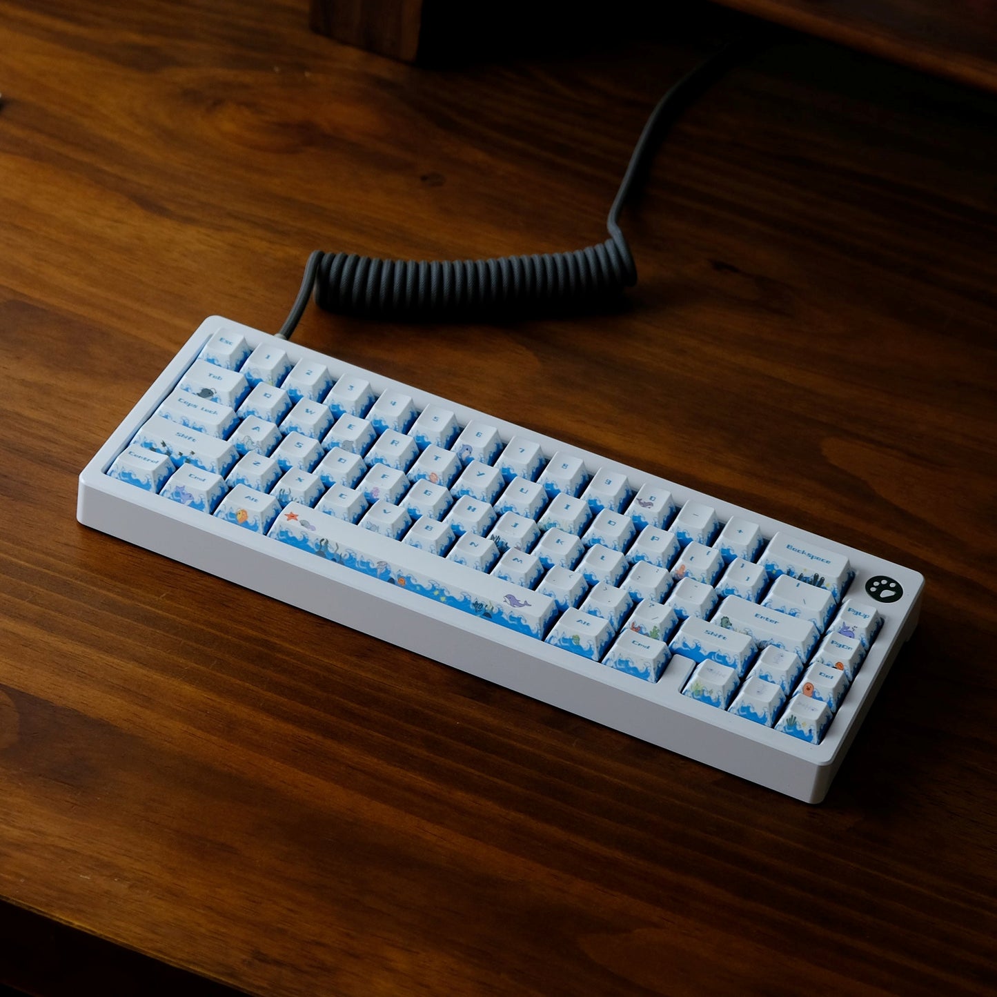 PRICE DROP Deep Sea Party Cherry PBT Keycaps