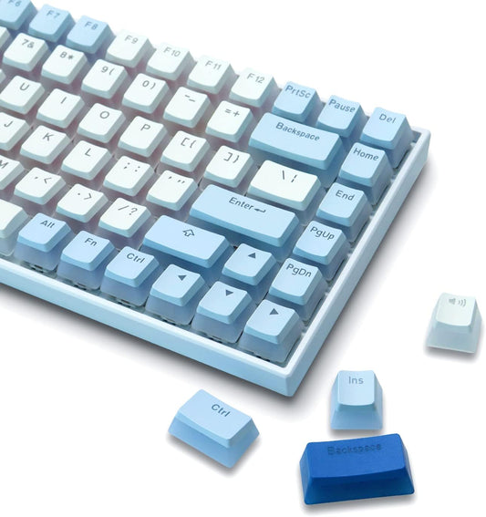 165 Pudding V2 Glacier Blue Backlit PBT Keycap