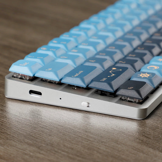 Ultra Slim Low Profile Stars PBT Keycaps