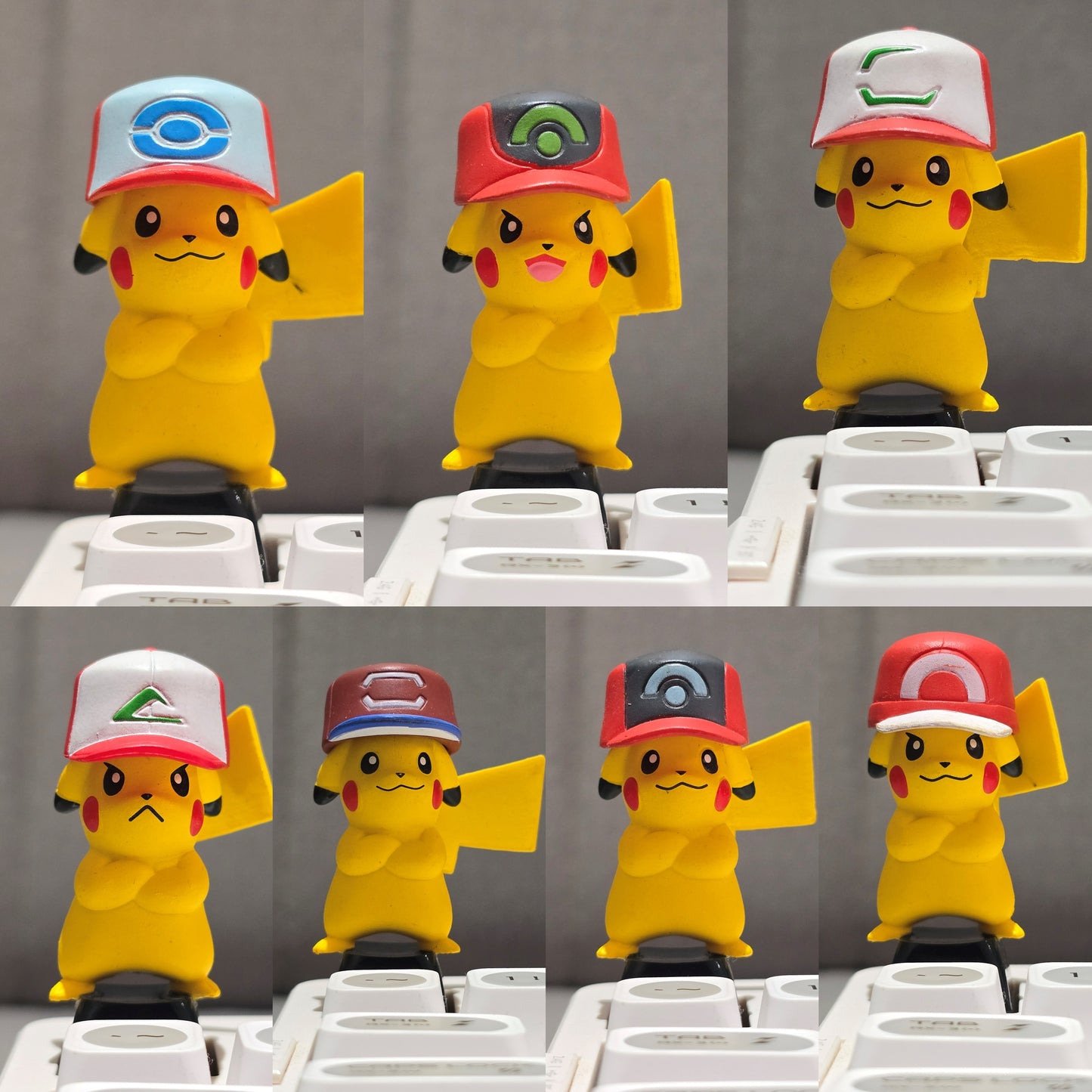 Pikachu Escape Artisan Keycap 1u