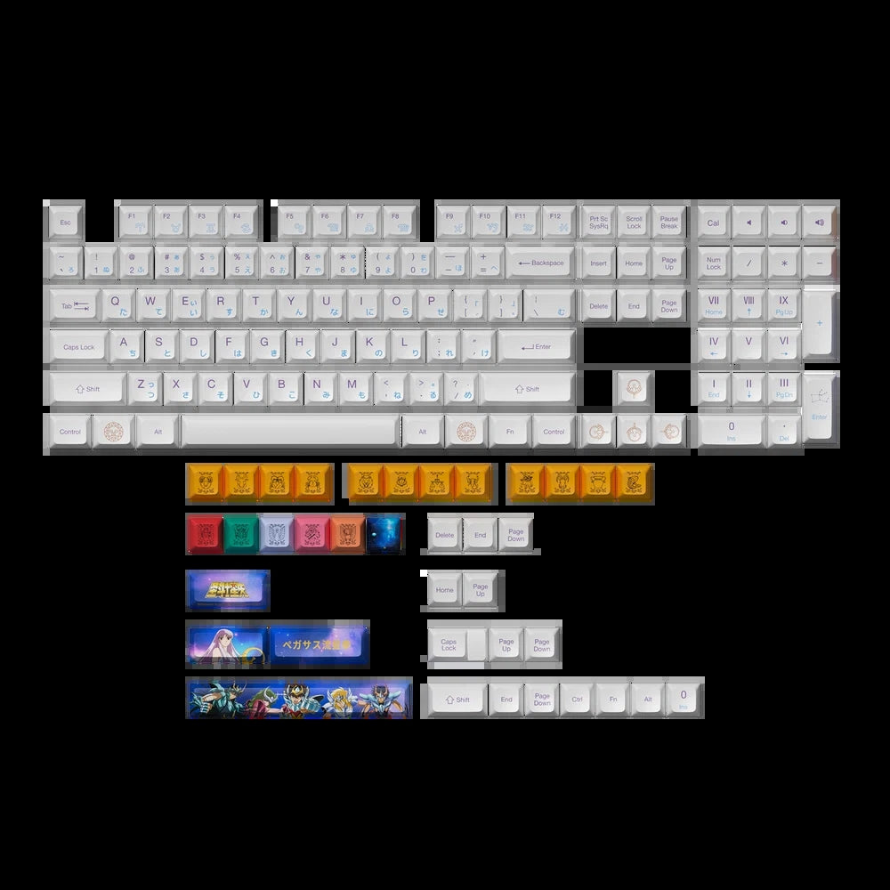 AKKO Saint Seiya JDA PBT Keycaps