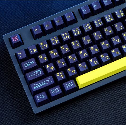 Awaken Inspired Cherry PBT Jet Black Keycaps