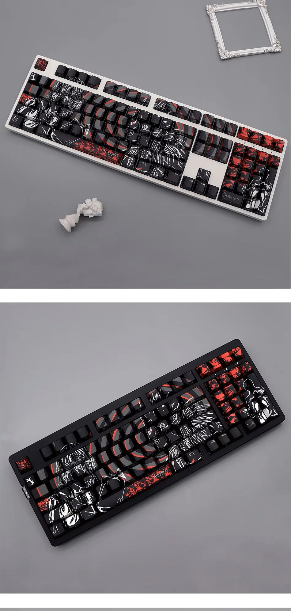 Death Note Anime Manga Series Side Backlit Cherry PBT Keycaps