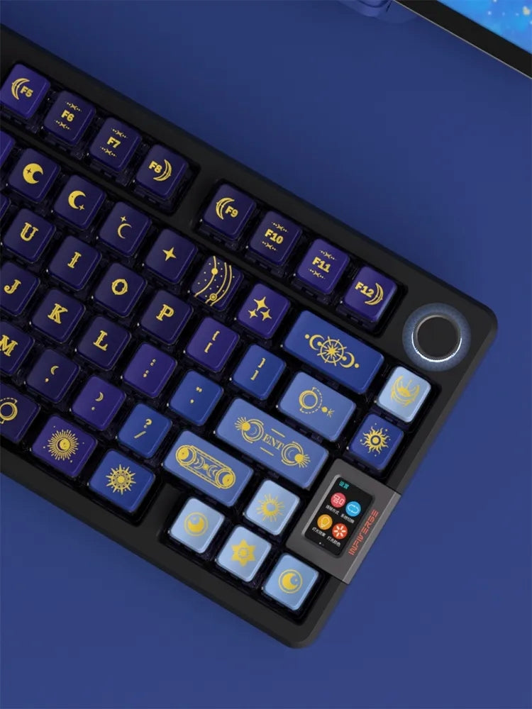 Celestial Dome PBT-PC OEM Bottom Backlit Pudding Keycaps