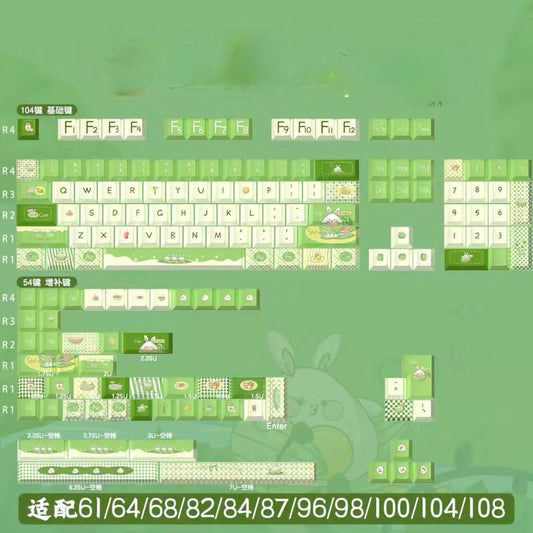 Rice Pudding Cherry Profile Keycap