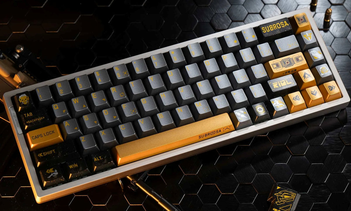 Delta Force: Subrosa D-Wolf High Quality PBT PC Metallic Paint Keycaps