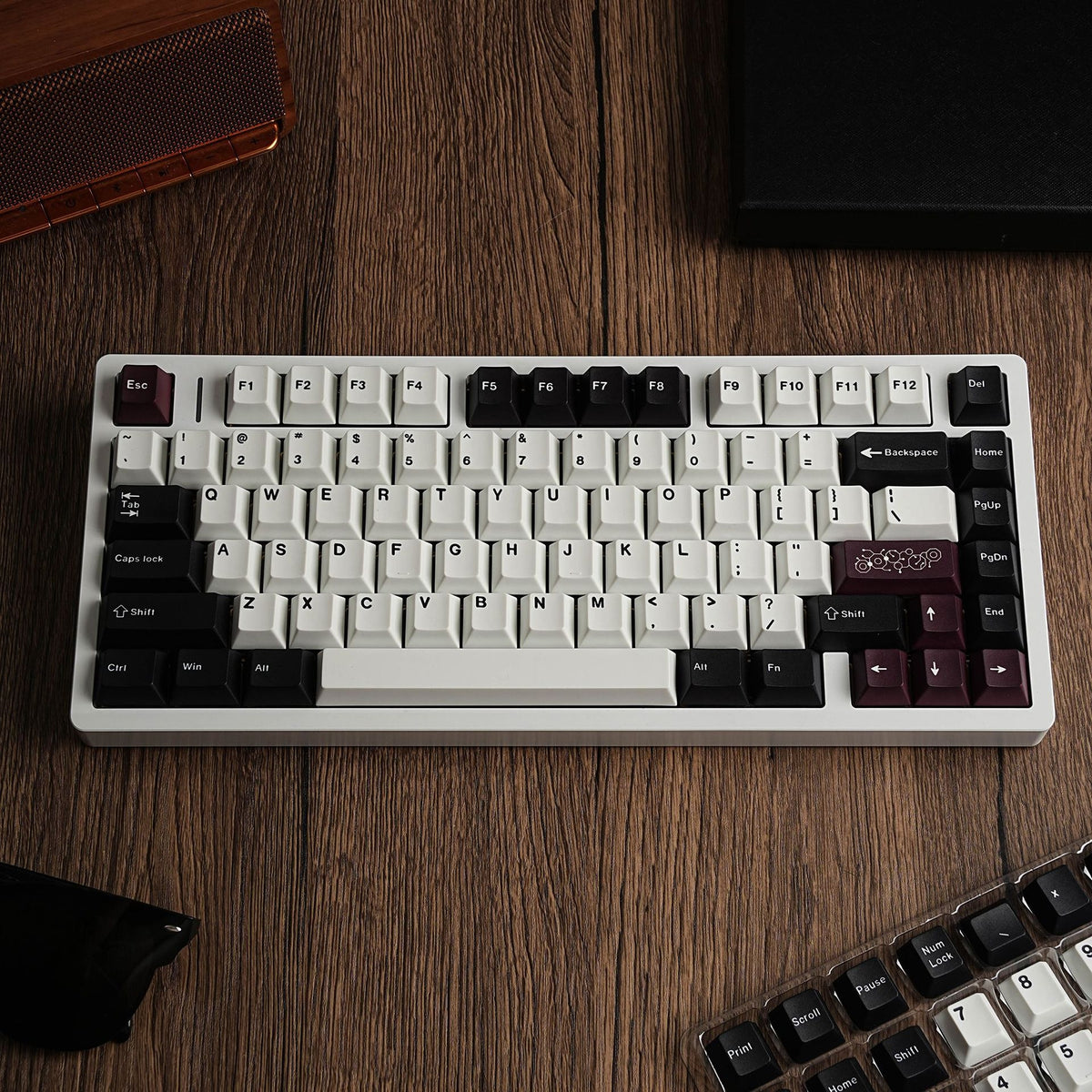 Claret Deep Well 1.7mm Thick Japanese English PBT Keycaps