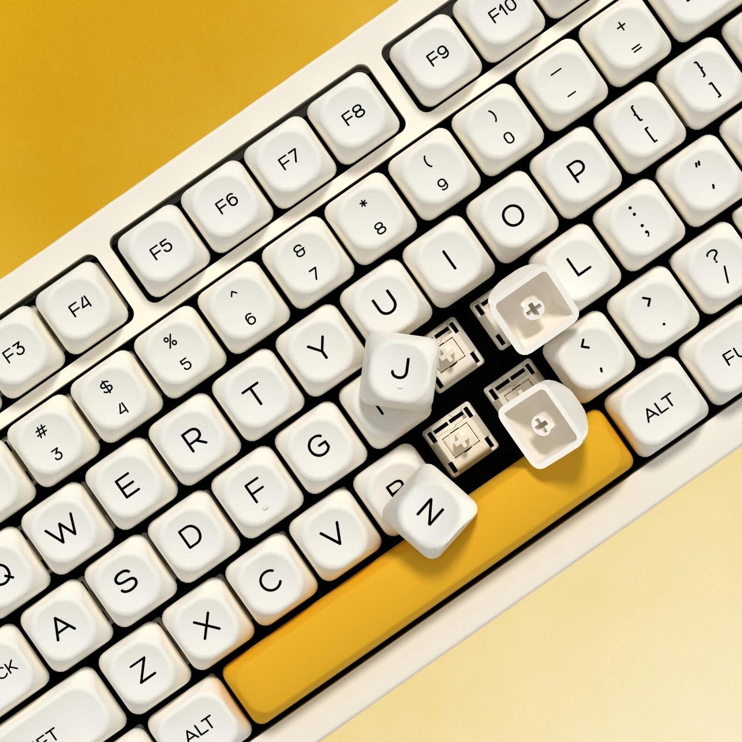 Milk & Honey MOA PBT Keycaps Mac Compatible