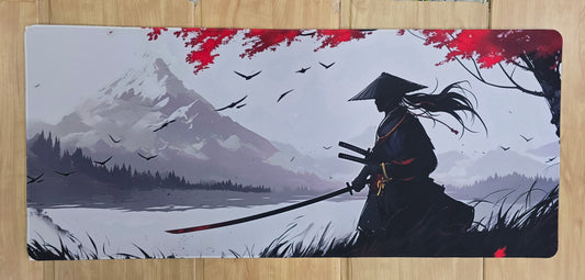 Samurai Warrior With Sword XXL Super Smooth Deskmat