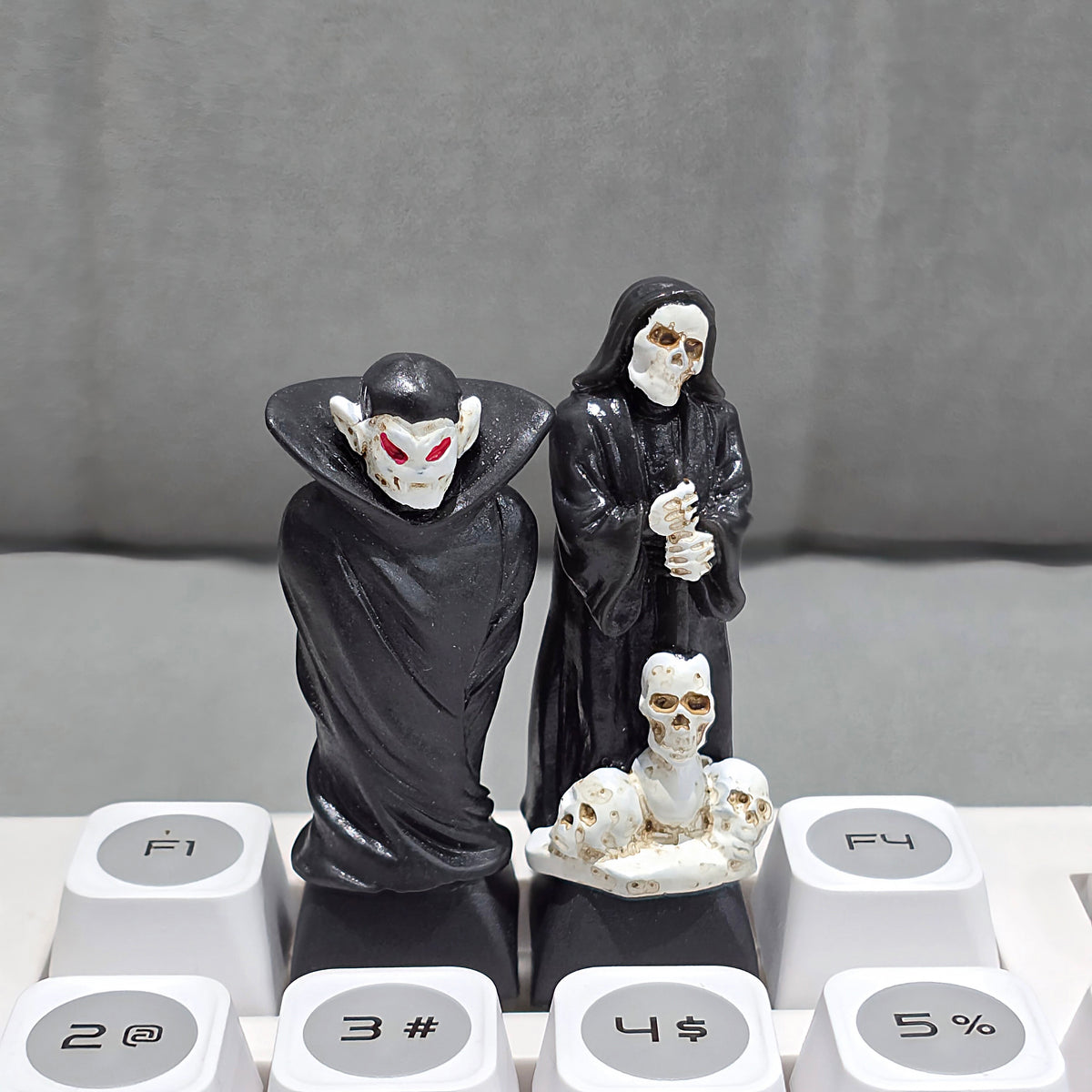 Mystic Horror Dracula Grim Reaper Artisan Keycaps
