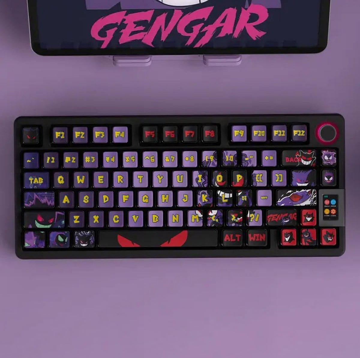 Gengar PBT-PC OEM Bottom Backlit Pudding Keycaps