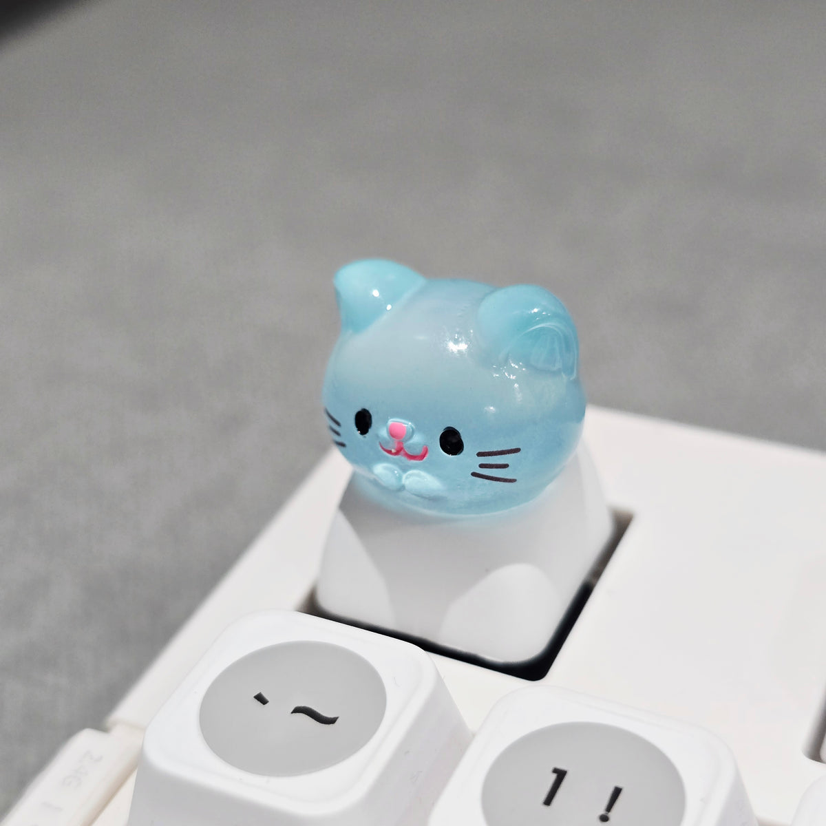 Gengar Capybara Kitten Ditto Resin Artisan Keycap