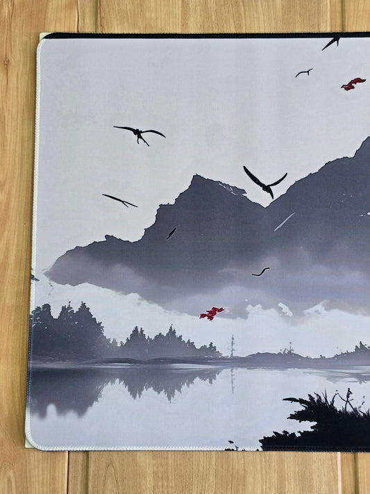 Samurai Warrior Cherry Blossom Smooth XXL Deskmat