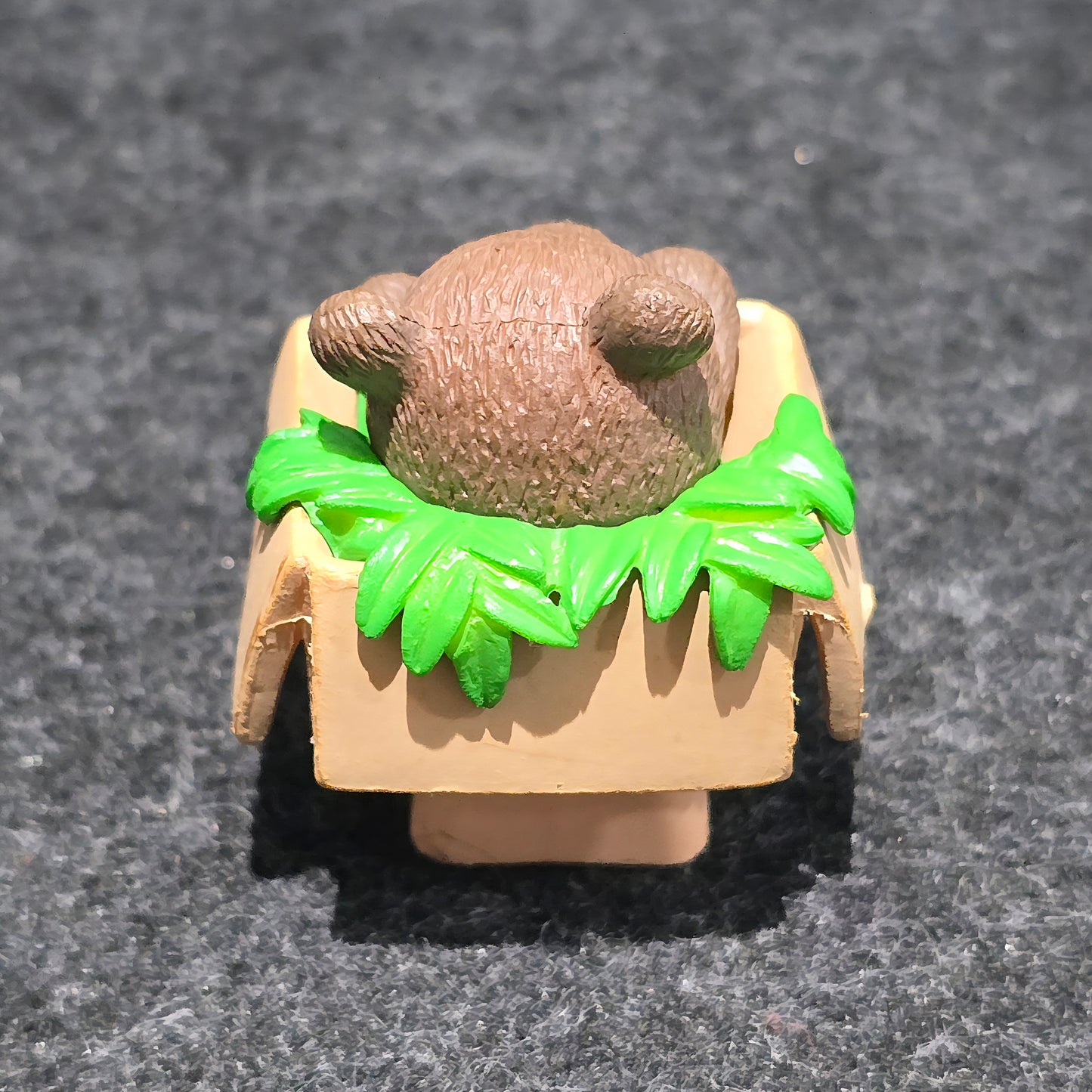 Teddy in Basket Resin Artisan Keycap