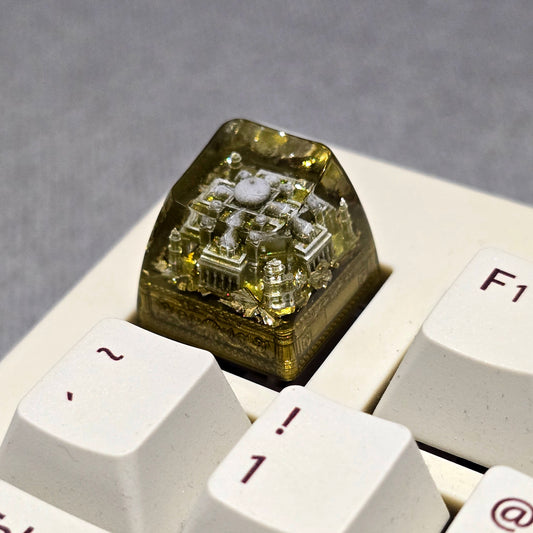 Ancient Egypt Temples Resin Handmade Artisan Keycap 1u