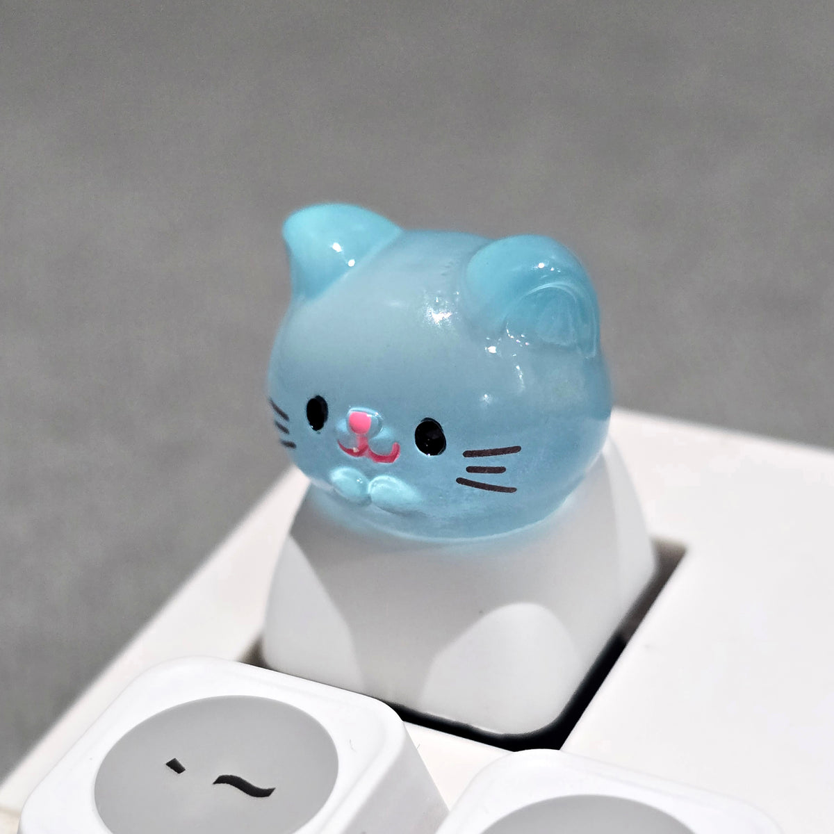 Gengar Capybara Kitten Ditto Resin Artisan Keycap