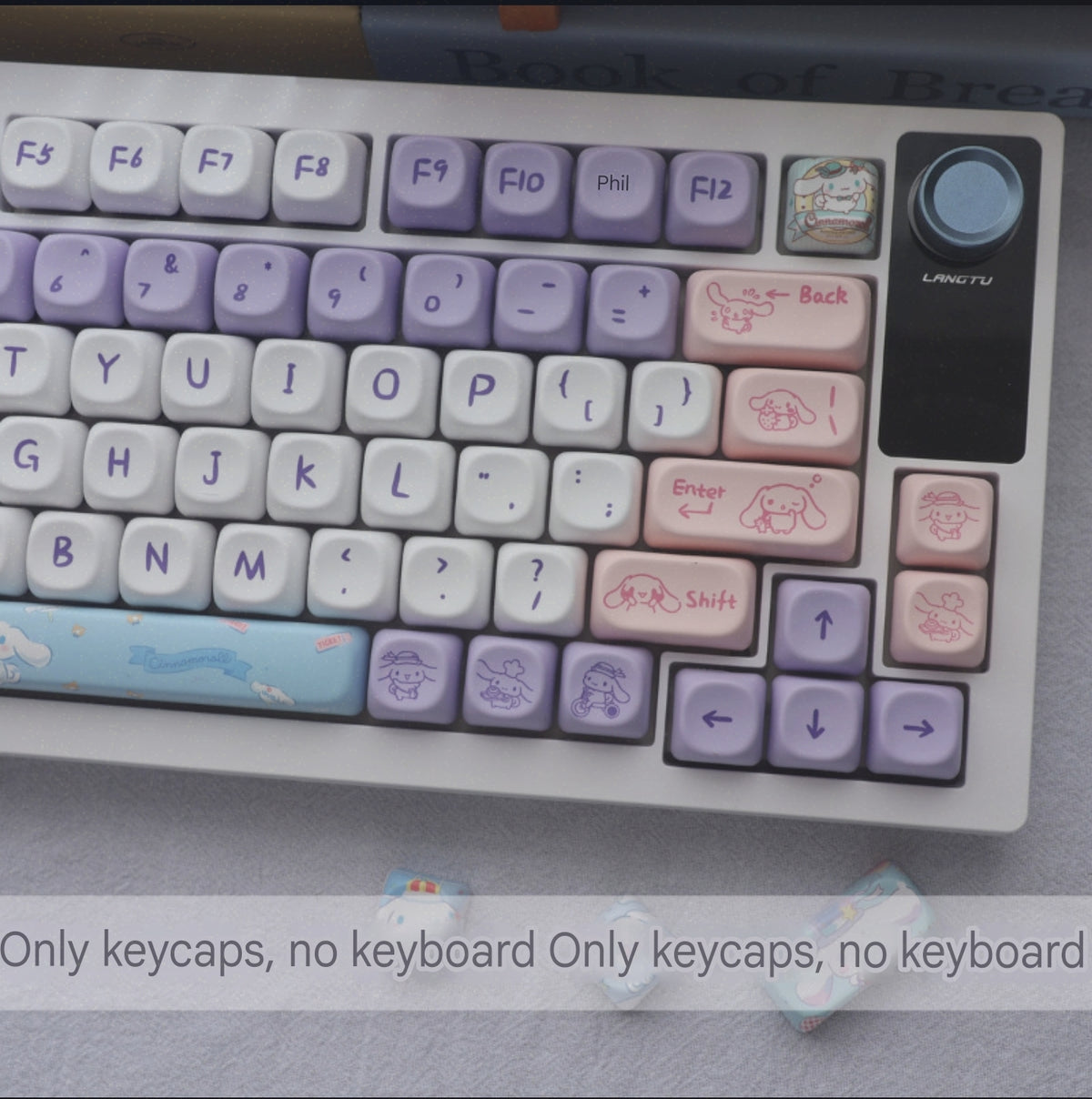 Cinnamon Rabbit MOA PBT Keycaps Mac Compatible