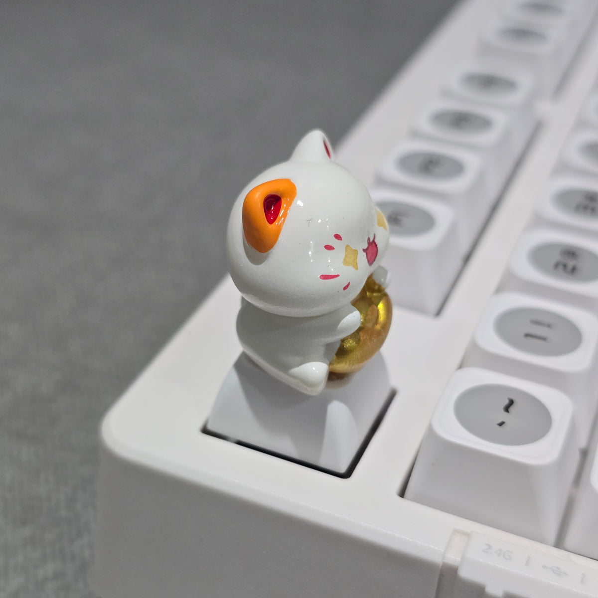 Lucky Fortune Cat Resin Artisan Keycap