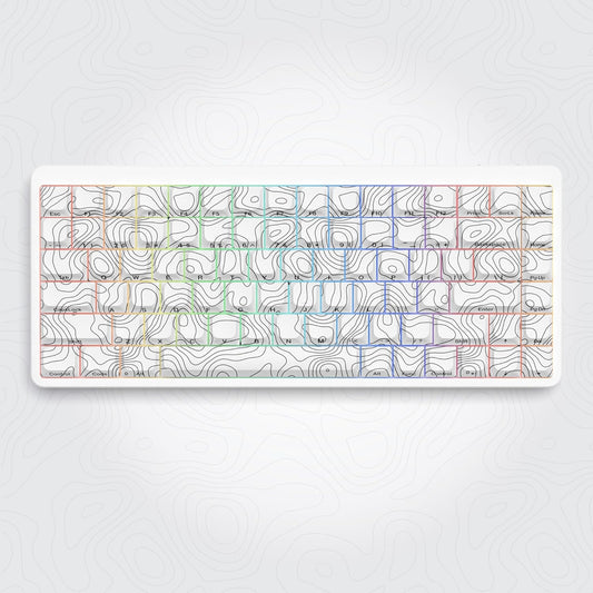 Low Profile Topography Side Legends Doubleshot PBT Keycap