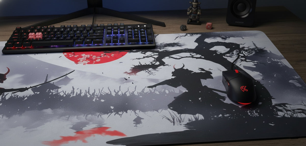 Twin Demons of Tsushima Super Smooth XXL Deskmat