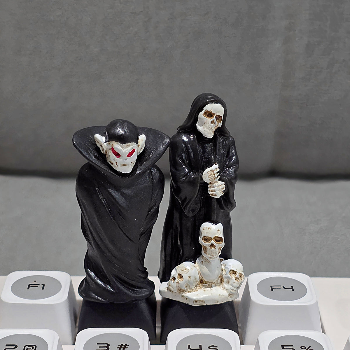 Mystic Horror Dracula Grim Reaper Artisan Keycaps