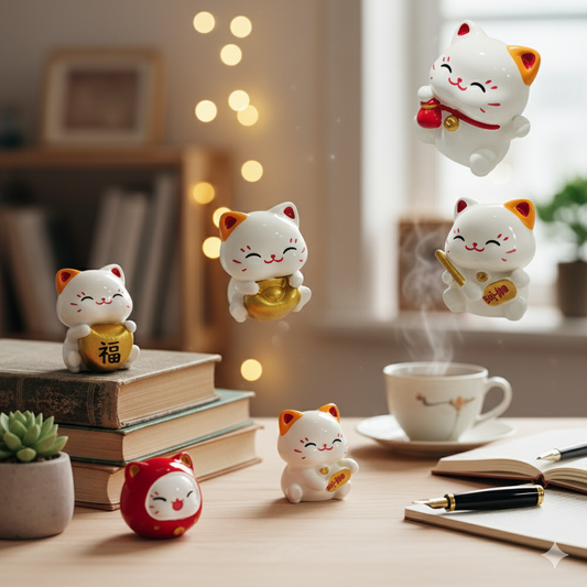 Lucky Fortune Cat Resin Artisan Keycap