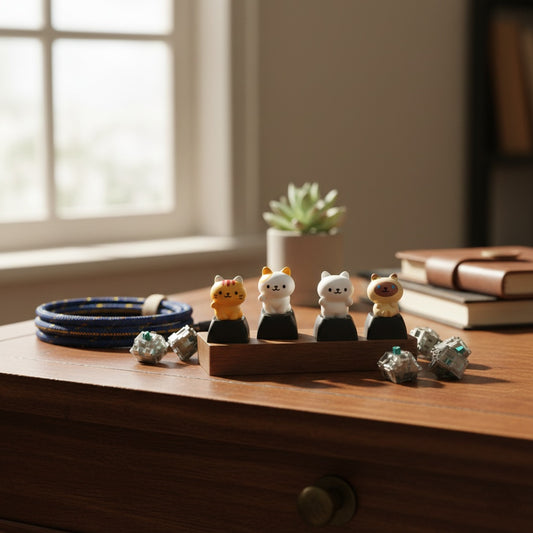 Miniature Kittens Artisan Keycaps